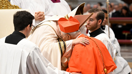 Na umestitvi novih kardinalov (photo: Vatican media)