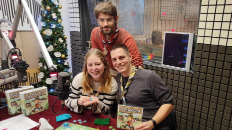 Simon Brezovnik, Boštjan Čerin in Tina Brezovnik (photo: Maja Morela)