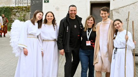 Režiser Marcelo Brula z igralci (photo: Tatjana Splichal)