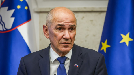 Premier Janez Janša (photo: Daniel Novakovič/STA)