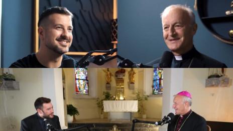 Škof Anton Jamnik v dveh podkastih pri Klemnu Selakoviču in Martinu Golobu (photo: posnetek zaslona)