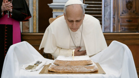 Papež Leon XIV. je praznoval 71. rojstni dan (photo: Vatican Media)