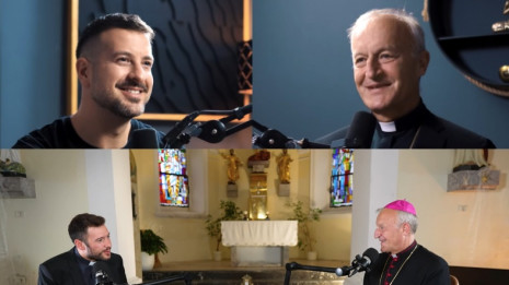 Škof Anton Jamnik v dveh podkastih pri Klemnu Selakoviču in Martinu Golobu (photo: posnetek zaslona)