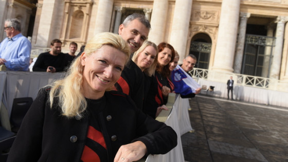 Sodelavci na splošni avdienci (photo: Rok Mihevc)