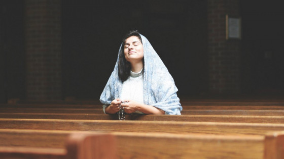 Vernica v cerkvi (photo: Unsplash)