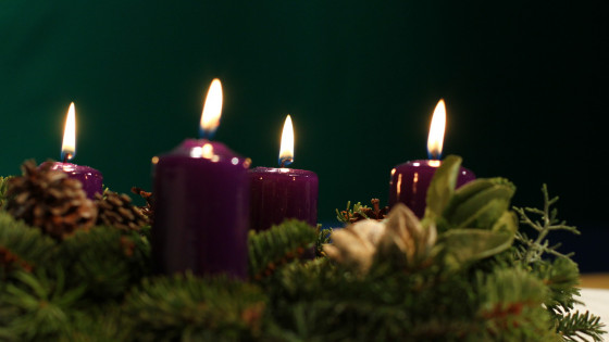 Adventni venec (photo: Izidor Šček)