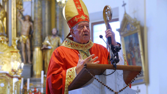 Moliti moramo za slovensko vlado in narod, da bi bil vedno v službi življenja, je pozval nadškof Hočevar. (photo: Radio Vatikan)