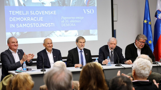 Člani Demosove vlade (photo: Jože Potrpin)