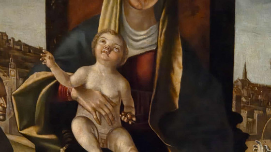 Pokončni izrez - Marija z detetom (photo: Vito Muhič)