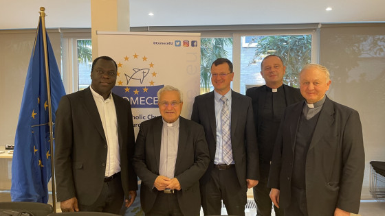 Dr. Roman Globokar na zasedanju Komisije za etiko pri Comece (photo: Osebni arhiv)