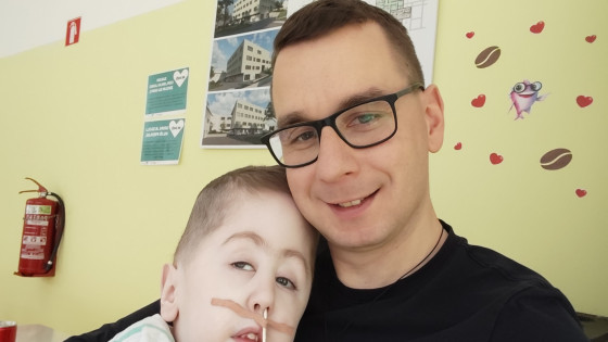 Dušan Poslek s sinom Klemenom (photo: osebni arhiv družine Poslek)