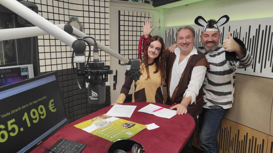 Petra Malenšek, Marjan Bunič in Jure Sešek vas nagovarjajo k dobroti. (photo: ARO)