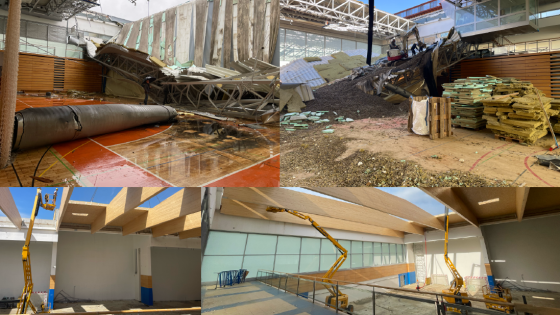 Škoda na telovadnici (photo: Zavod Antona Martina Slomška)