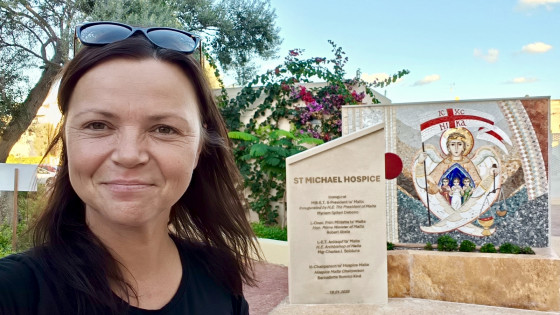 Martina Piskar v hospicu na Malti (photo: Osebni arhiv)