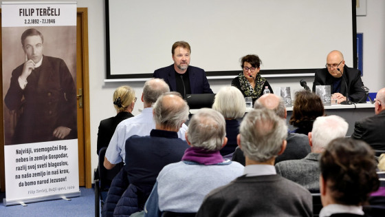 Okroglo mizo o Filipu Terčelju je povezoval Jože Možina (photo: Jože Potrpin)
