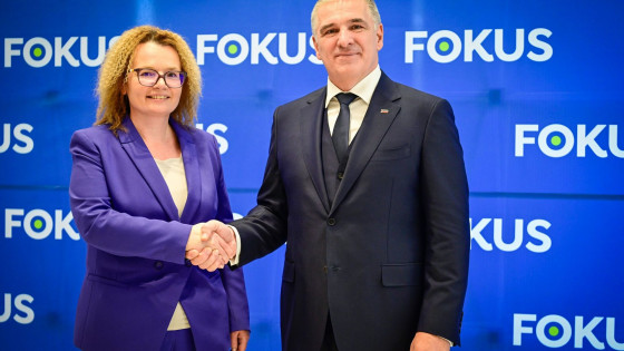 Gosta politične Svetovalnice sta bila predsednik stranke Fokus Marko Lotrič in generalna sekretarka stranke Monika Kirbiš-Rojs (photo: Spletna stran Fokus)