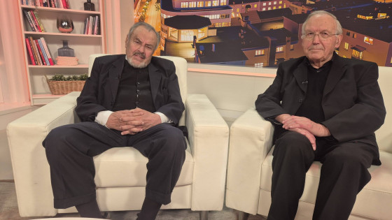 dr. Ernest Petrič in dr. Anton Stres (photo: ARO)