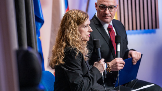 Tanja Dominko in Alen Salihović (photo: Rok Mihevc/Radio Ognjišče)