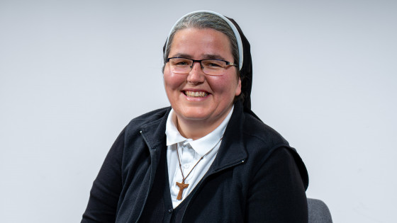 S. Tina Dajčer, šolska sestra svetega Frančiška Kristusa Kralja (photo: Izidor Šček)