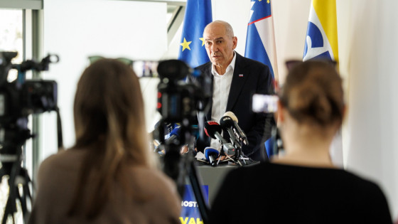 Predsednik SDS Janez Janša (photo: Nebojiša Tejić/STA)