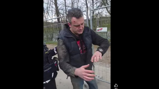 Lastnik zemljišča, ki je bil napaden na območju gradnje kanala C0 (photo: posnetek zaslona)