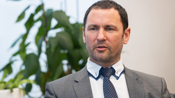 Guverner Banke Slovenije dr Primož Dolenc (photo: Bor Slana/STA)