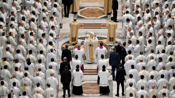 Krizmena maša v vatikanski baziliki (photo: Vatican News)