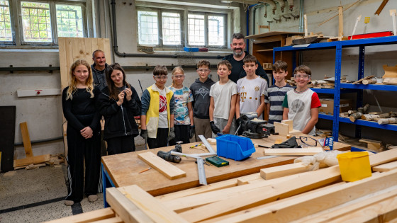 Učenci v Montessori šoli v Zavodu Antona Martina Slomška Maribor (photo: Rok Mihevc)