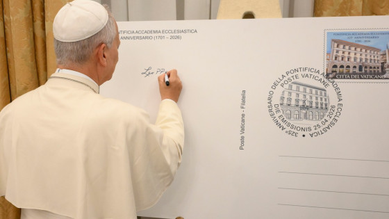 Leon XIV. na Papeški cerkveni akademiji (photo: Vatican News)