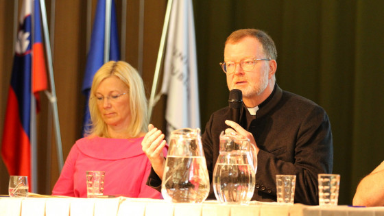 Dr. Tanja Repič Slavič in dr. Hans Zollner (photo: Danijel Petrič)