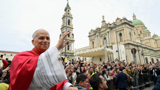 Papež v Pompejih (photo: Vatican Media)
