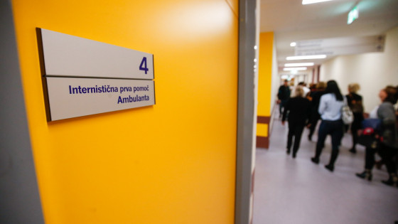 UKC Ljubljana, internistična prva pomoč (photo: Anže Malovrh/STA)