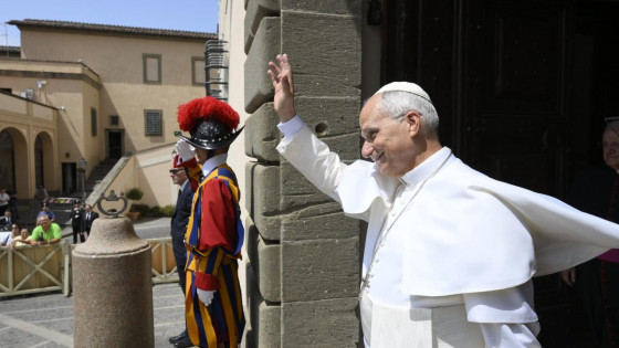 Papež v Castel Gandolfu (photo: Vatican Media)