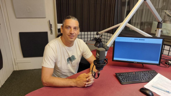 Avtor otroških besedil narodnozabavne glasbe za otroke Matej Kocijančič (photo: Maja Morela Čuk)