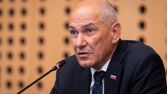 Predsednik vlade Janez Janša (photo: Bor Slana/STA)