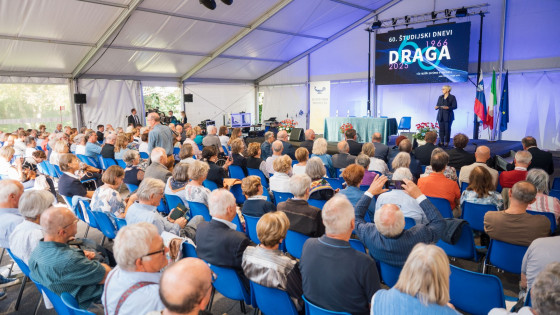 Študijski dnevi Draga v parku Finžgarjevega doma  (photo: Boštjan Podlogar / STA)