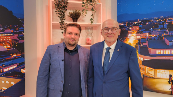 Peter Merše in Jelko Kacin (photo: Planet TV)