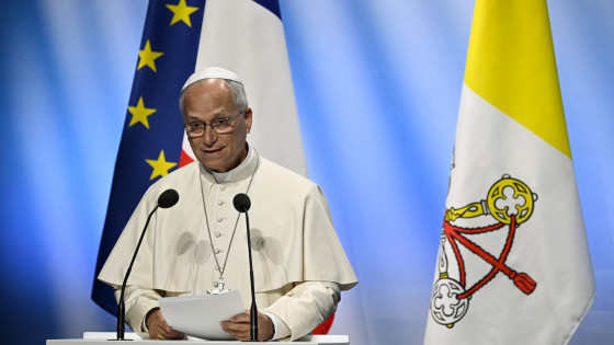 Papež Leon XIV. v Metzu (photo: Matteo Pernaselci, Vatican Media)