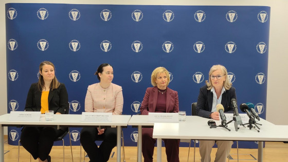 Udeleženke tiskovne konference (photo: posnetek zaslona)