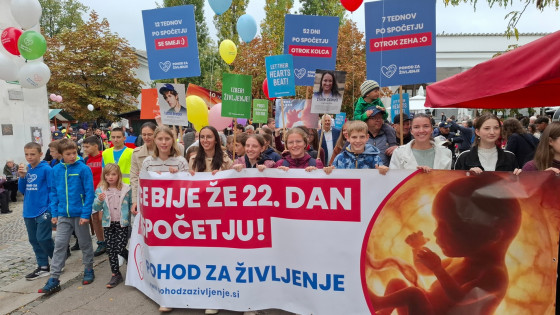 Mladi so vedno bolj nosilci Pohoda za življenje (photo: Marjana Debevec)