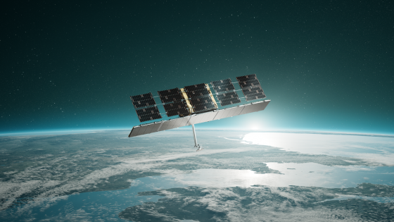 ICEYE SAR satellite Netherlands (photo: Defensie Nederland, CC BY-SA 4.0 <https://creativecommons.org/licenses/by-sa/4.0>, via Wikimedia Commons)