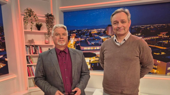 Voditelj Jože Bartolj in p. Branko Cestnik (photo: ARO)