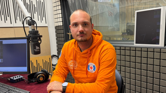 Jakob Grbac z Zveze reševalcev iz vode (photo: Rok Mihevc)