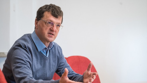 Naš gost je bil moralni teolog dr. Roman Globokar (photo: Klemen Lajevec)