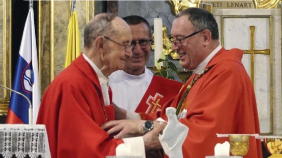 Nadškofa Kramberger in Cvikl (photo: Nadškofija Maribor)