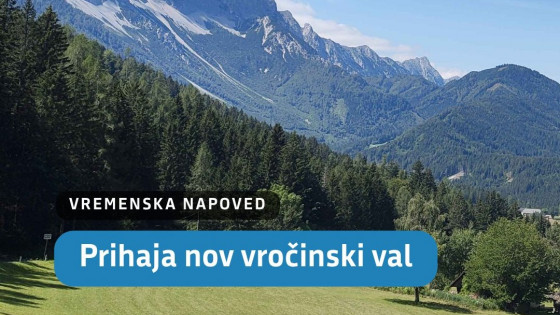 Vročinski val se bo stopnjeval, najhujše bo v prvih dneh avgusta. (photo: ARSO)