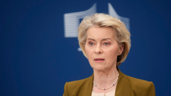 Predsednica Evropske komisije Ursule von der Leyen (photo: Thierry Monasse/STA)