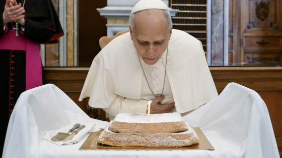 Papež Leon XIV. je praznoval 71. rojstni dan (photo: Vatican Media)