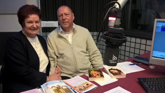 Zakonca Maffi v studiu Radia Ognjišče (photo: Matjaž Merljak)
