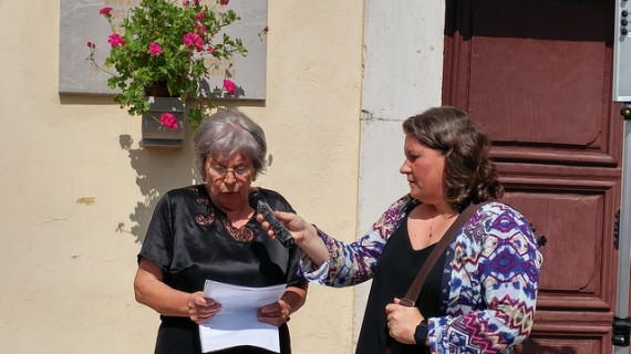 Spomin na Andreja Slavka Uršiča v Kobaridu (photo: Jurij Paljk)